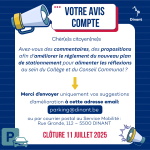 Votre avis compte – Plan de stationnement