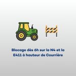 Perturbations de circulation – Actions de protestation agricole le 9 janvier 2026