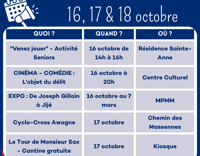 Que faire à Dinant ce week-end ?